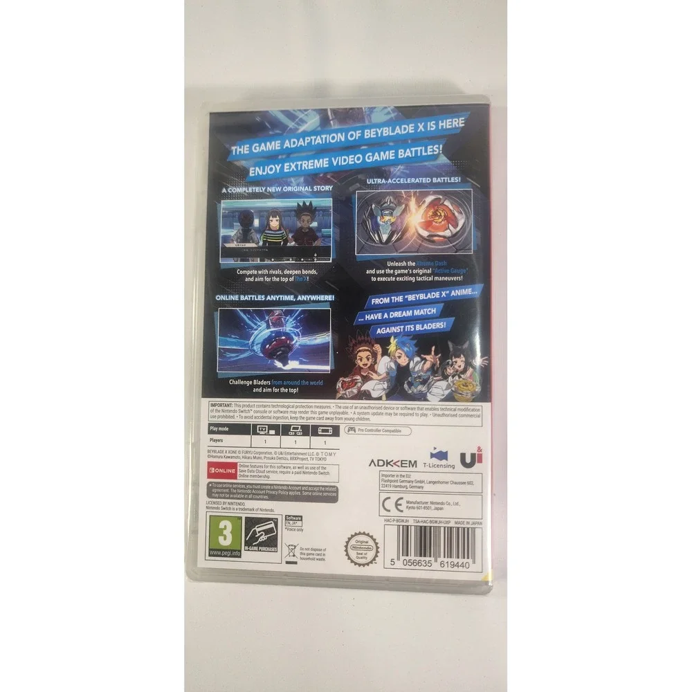Beyblade X XONE Nintendo Switch Video Game PEGI Region Free New Sealed